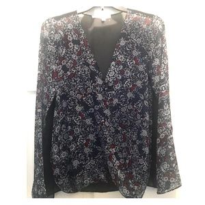 BCBG Paisley Print Blouse